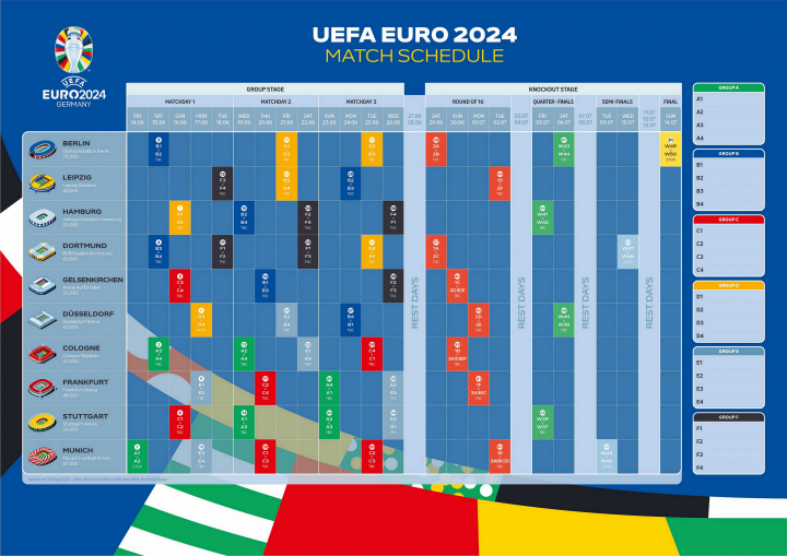 欧锦赛2021赛程表  欧锦赛2021赛程时间表